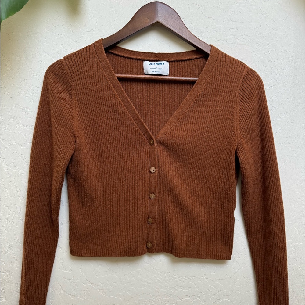 Old Navy Cropped Cardigan Sweater